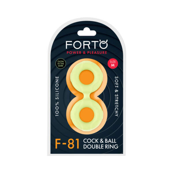 Forto F-81 Sili C&B Double Ring Med Glow