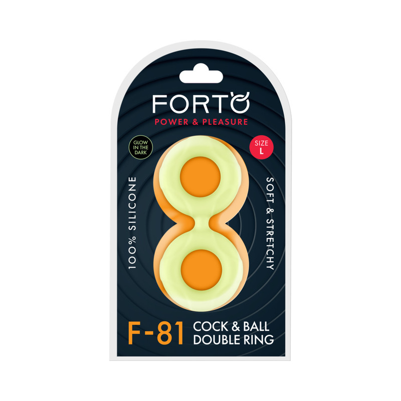 Forto F-81 Sili C&B Double Ring Lrg Glow