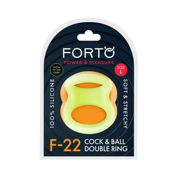 Forto F-22 Sili C&B D-Ring Large Glow