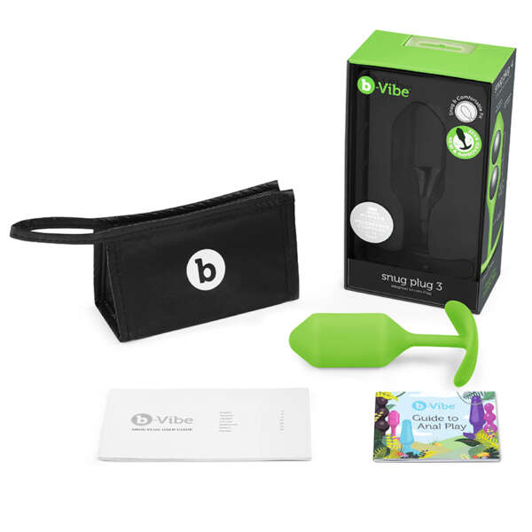b-Vibe Snug Plug 3 Lime