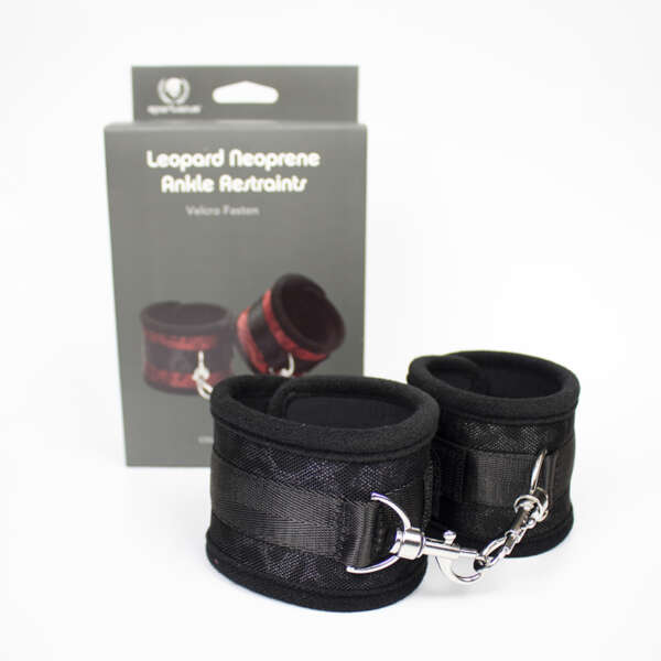 Ankle Restraints Neoprene Black