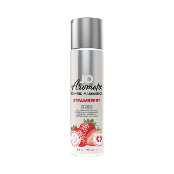 JO Aromatix Strawberry Massage Oil 4oz