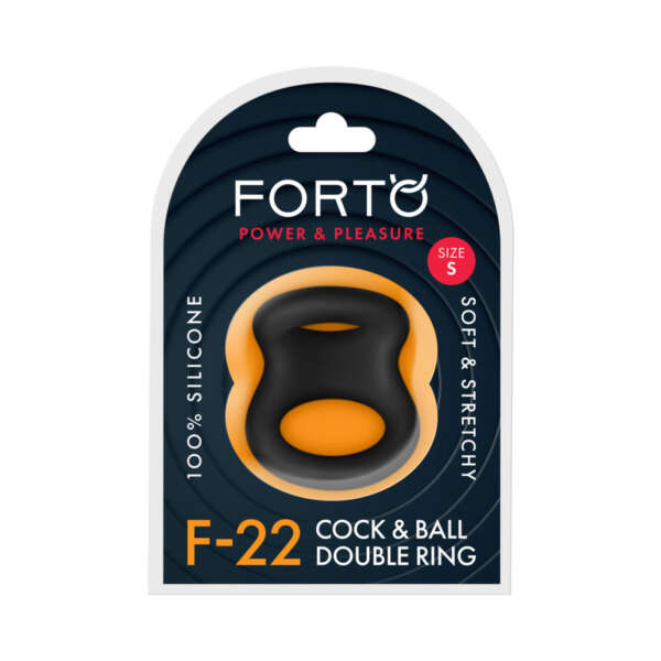Forto F-22 Sili C&B D-Ring Small Black
