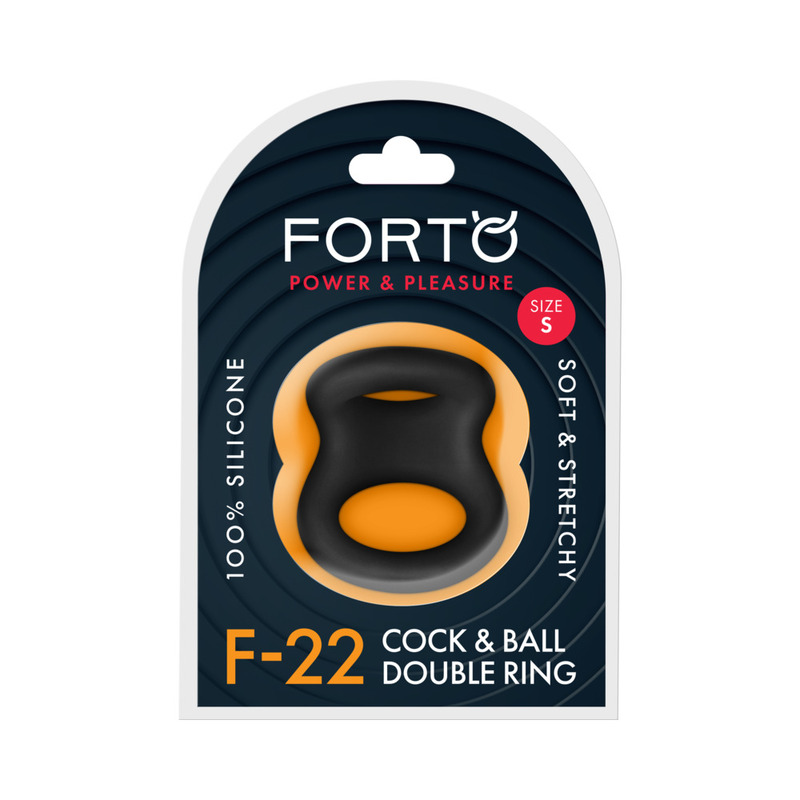 Forto F-22 Sili C&B D-Ring Small Black