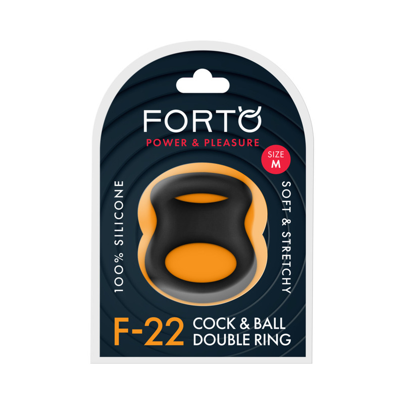 Forto F-22 Sili C&B D-Ring Medium Black