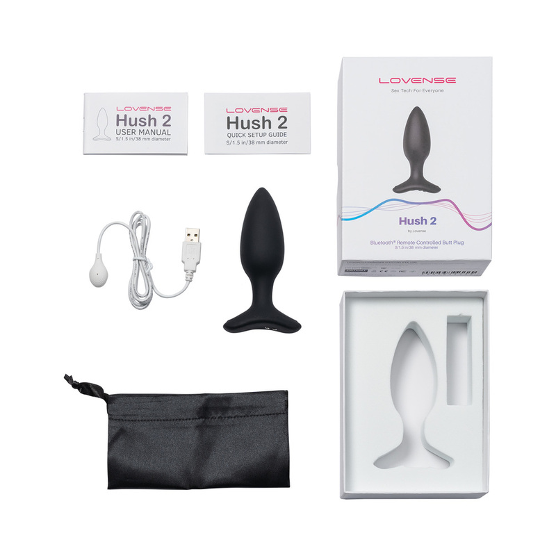 Lovense Hush 2 VibratingButtPlug S 1.5in