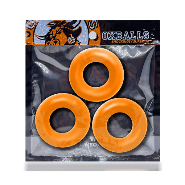Oxballs Fat Willy 3pk Jumbo Cockring Ora