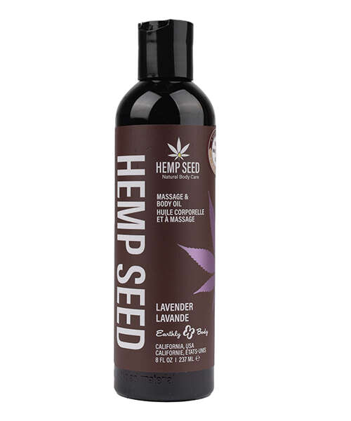 Earthly Body Massage & Body Oil - 8 oz Lavender