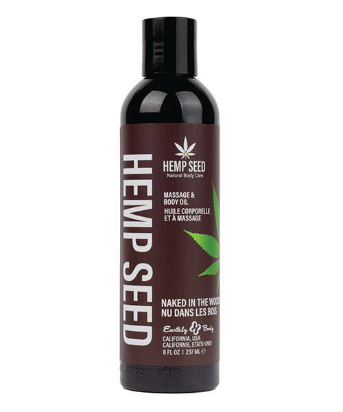 Earthly Body Massage & Body Oil - 8 oz Naked in the Woods