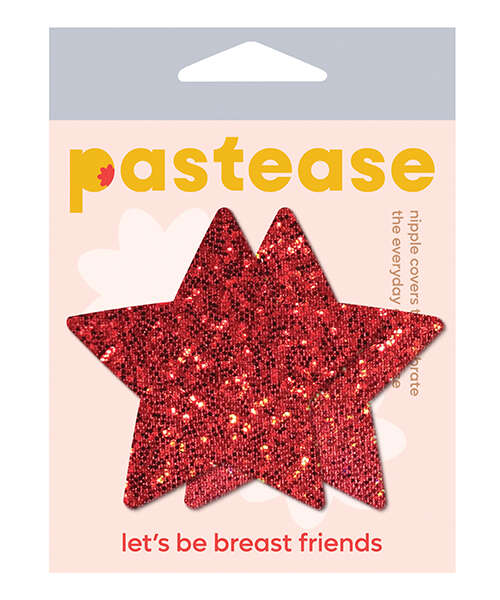 Pastease Glitter Star - Red O/S
