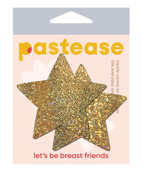 Pastease Glitter Star - Gold O/S