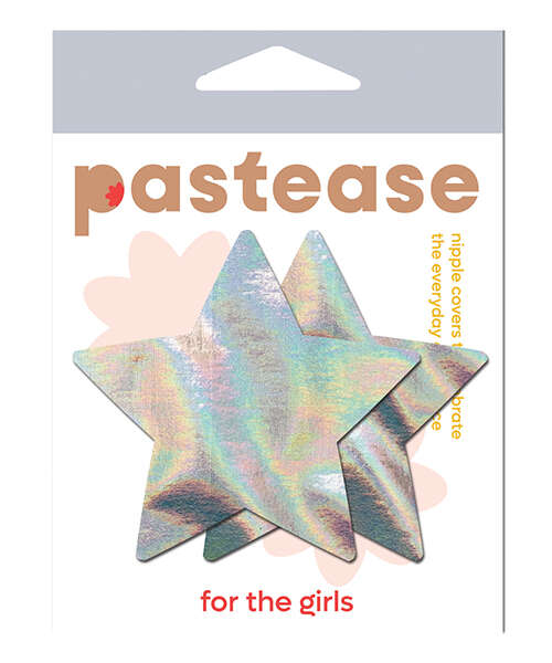 Pastease Hologram Star - Silver O/S