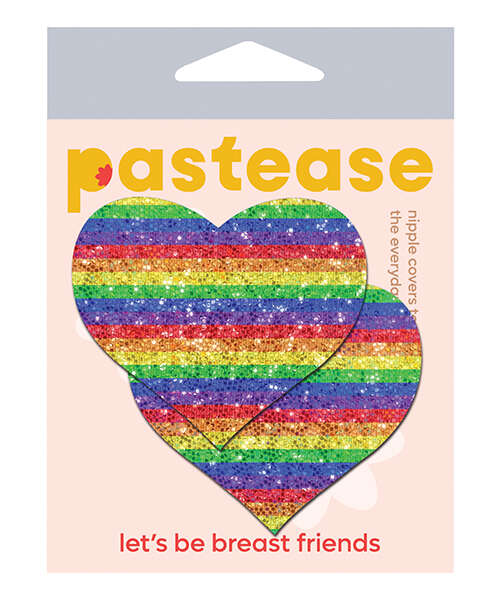 Pastease Premium Glitter Heart - Rainbow O/S