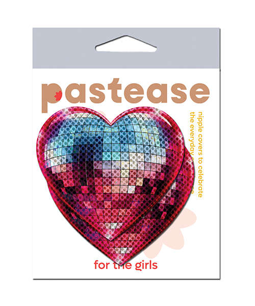 Pastease Sparkling Discoball Heart - Blue and Pink O/S