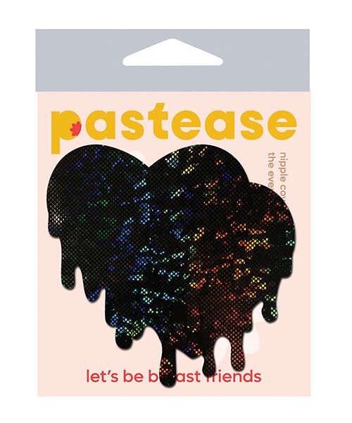 Pastease Premium Melty Heart - Black O/S