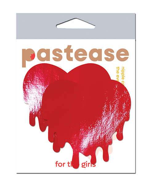 Pastease Faux Leather Melty Heart - Red O/S