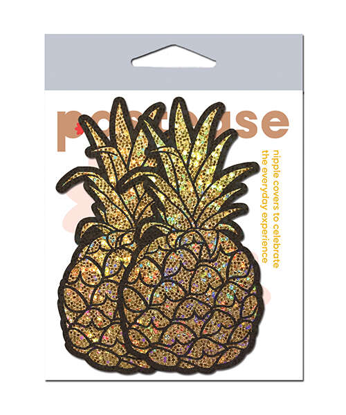 Pastease Premium Glitter Pineapple - Gold O/S
