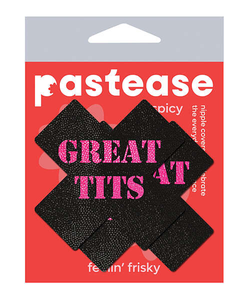 Pastease Great Tits Cross - Black/Pink O/S