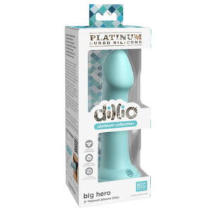 Dillio Platinum Big Hero 6in Dildo Teal