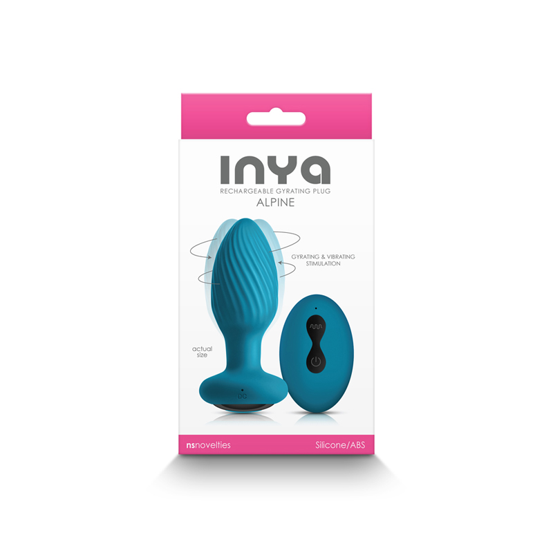INYA Alpine Recharg Gyrating Plug Teal