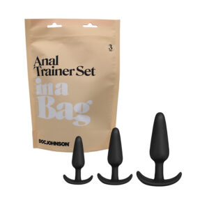 In A Bag Anal Trainer Set Black