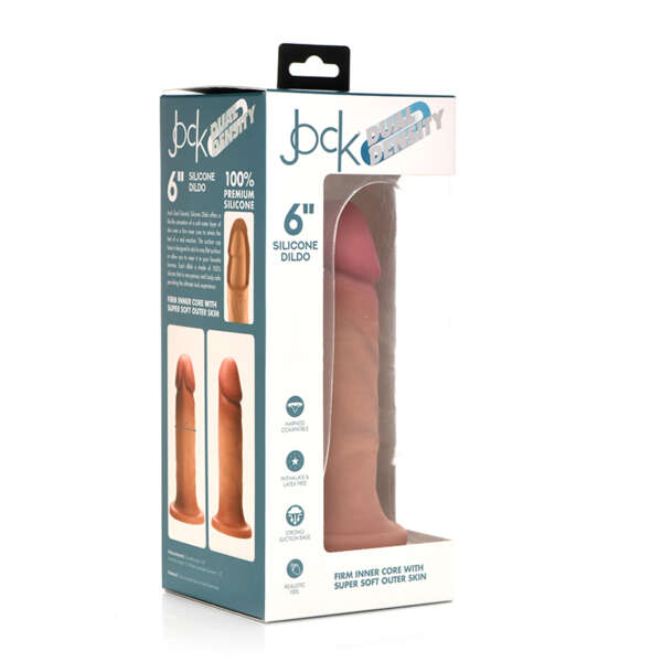 Jock Dual Dens 6in Silicone Dildo
