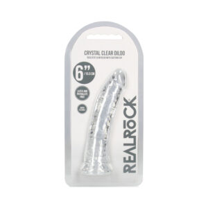 RealRock CC Slim 6in Dildo Clear