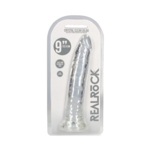 RealRock CC Slim 9in Dildo Clear