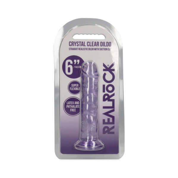 RealRock CC 6in StraightDildoNoBall Pur