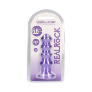 RealRock CC Curvy 5.5in Dildo/Plug Pur