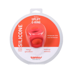 Tantus Uplift C-Ring Crimson