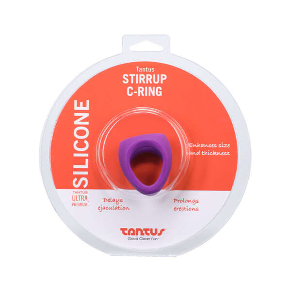 Tantus Stirrup C-Ring BallSling Lilac