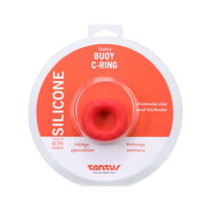 Tantus Buoy C-Ring Medium Crimson