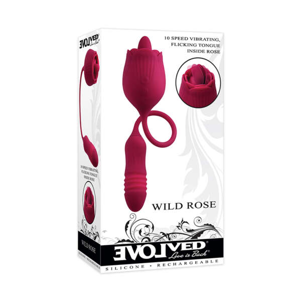 Evolved Wild Rose DualEnded Vibrator Red
