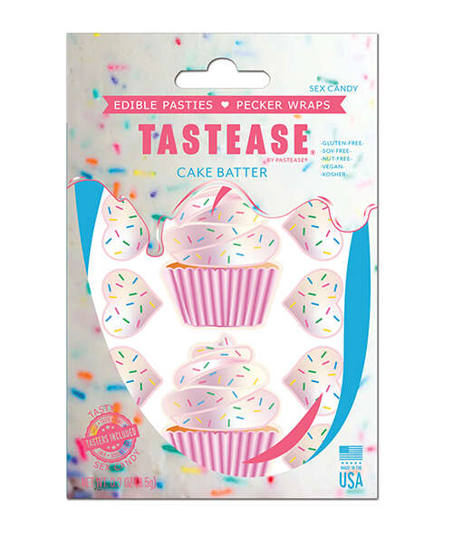 Pastease Tastease Edible Pasties & Pecker Wraps - Cupcake O/S