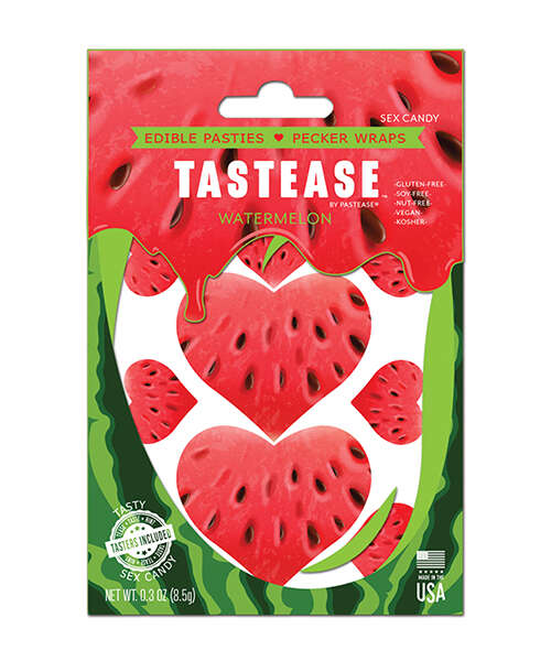 Pastease Tastease Edible Pasties & Pecker Wraps - Watermelon O/S