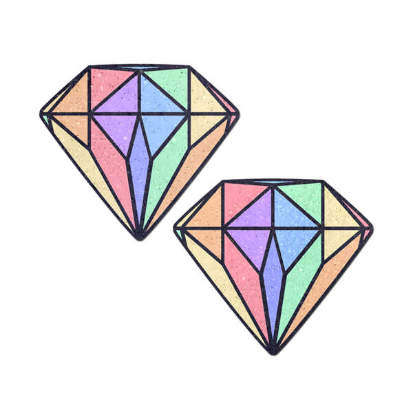 Pastease PastelRnbw Diamond NipplePasty