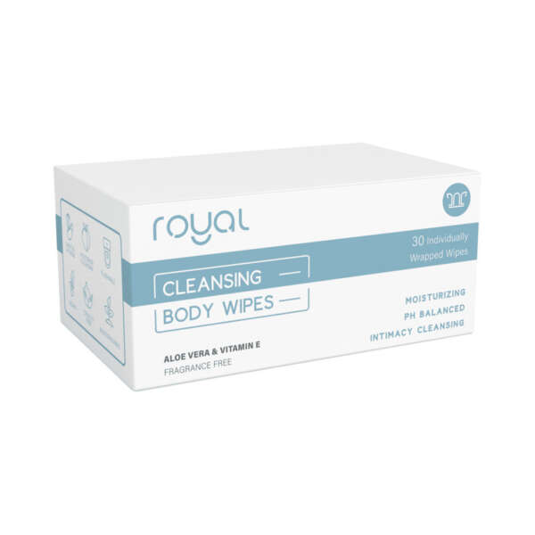 Royal Condom Intmcy Clnsng Wipes Box 30c