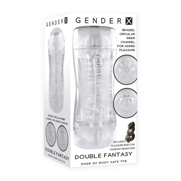 GX DoubleFantasy DualEntry Stroker Clear