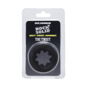 Rock Solid The Twist Silicone C-Ring Bk