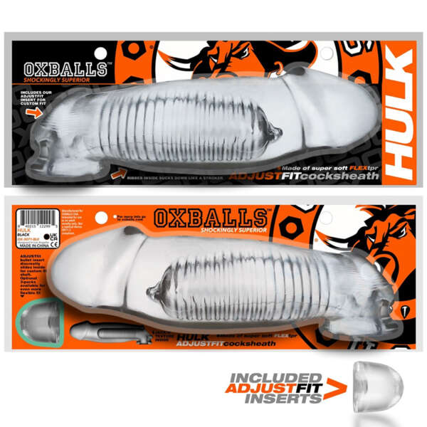 Oxballs Hulk Gargantic Cocksheath Clear