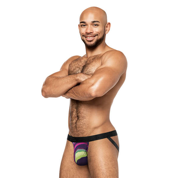 MP Galactic Strappy Ring Jock Print SM