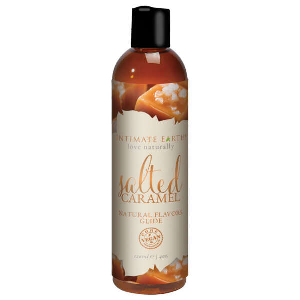 Intimate Earth Flavored Glide - Salted Caramel 4oz