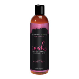 Intimate Earth Aromatherapy Massage Oil - Awake 4oz