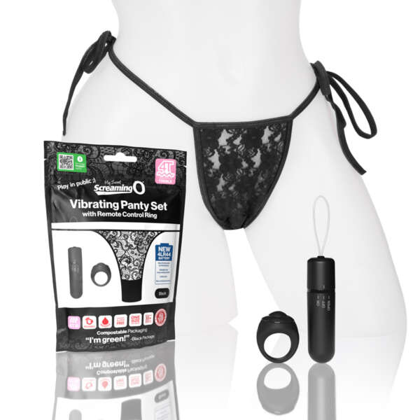 Screaming O My Secret 4T Panty Vibe Bk