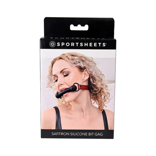 SS Saffron Silicone Bit Gag