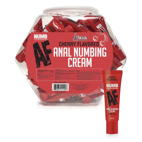 Numb AF Anal Cherry DP/65 Fishbowl
