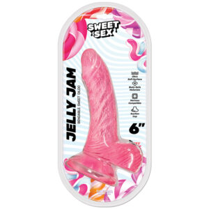 Sweet Sex Jelly Jam Jelly Dildo 7in Pink