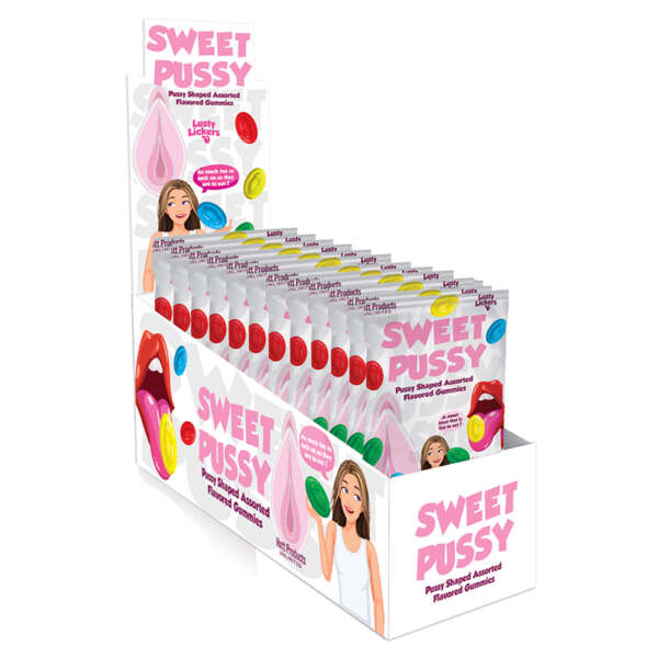 Sweet Pussy Gummi 4 Asst Fruit Flav 12/D