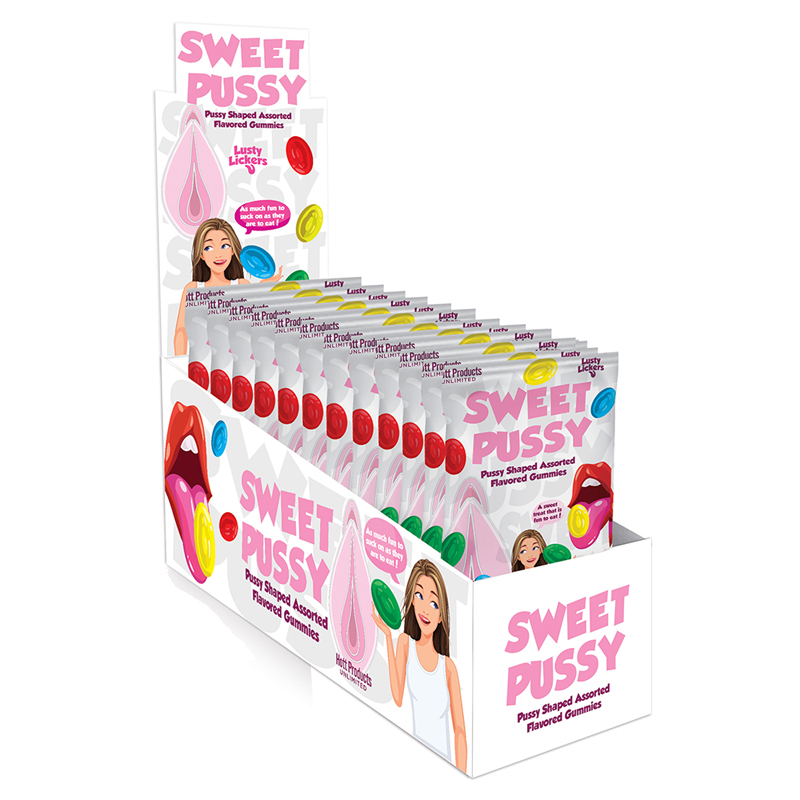 Sweet Pussy Gummi 4 Asst Fruit Flav 12/D